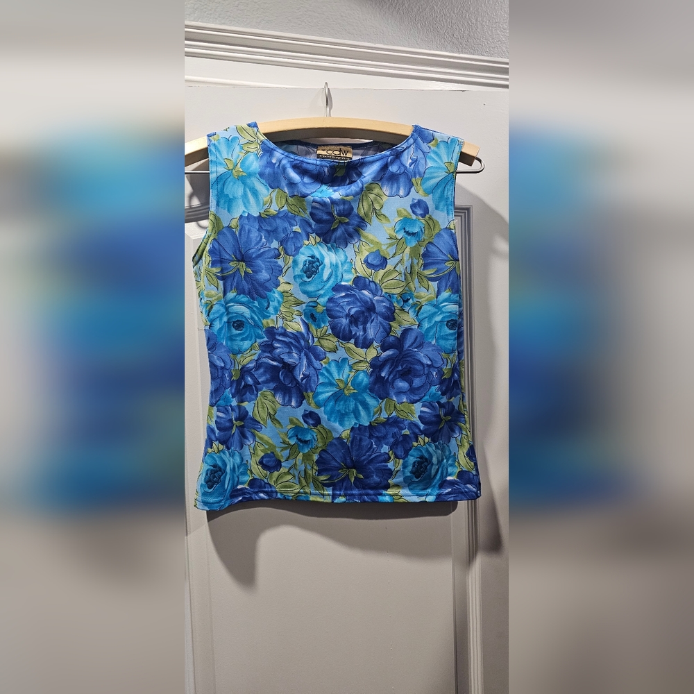 Aqua Blue Top